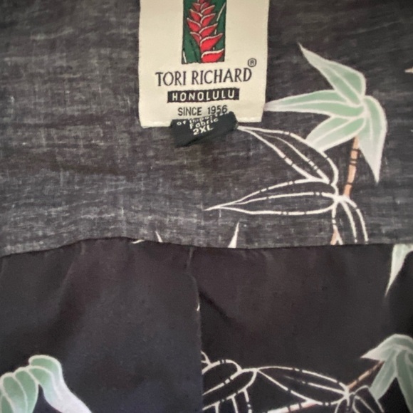 TORI RICHARD Honolulu Aloha Hawaiian Tropical Collared Shirt Men 2XL XXL - Picture 5 of 6